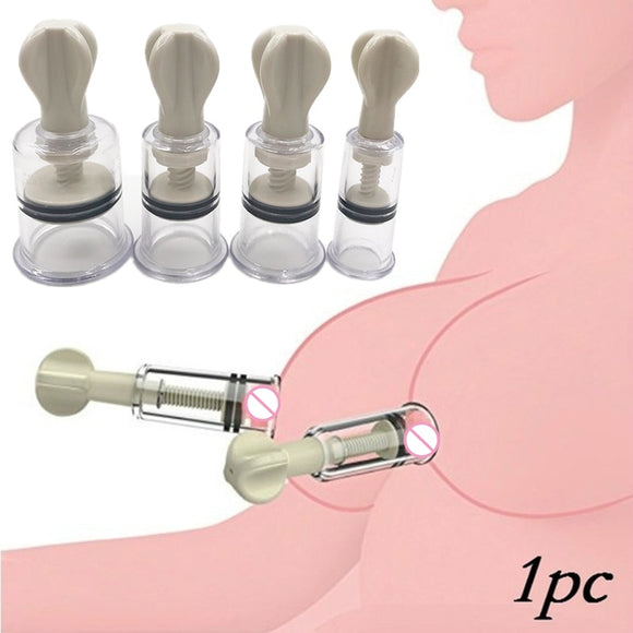 Breast Nipple Sucker Clitoris Massager Nipple Clamps Pump Breast Enlarger Vibrating Sex Adults Toys For Women 5 Sizes