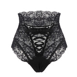 Amazing Sexy Panties Women High Waist Lace Thongs and G Strings Underwear Ladies Hollow Out Underpants Intimates Lingerie