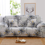 Tropical Leaves Collection Stretch Sofa Cover for Living Room Armchair Sofa Slipcover Elastic Couch Cover Case 1 2 3 4 Seater