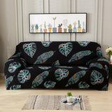 Tropical Leaves Collection Stretch Sofa Cover for Living Room Armchair Sofa Slipcover Elastic Couch Cover Case 1 2 3 4 Seater