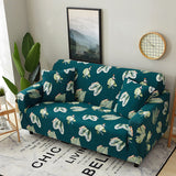 Tropical Leaves Collection Stretch Sofa Cover for Living Room Armchair Sofa Slipcover Elastic Couch Cover Case 1 2 3 4 Seater